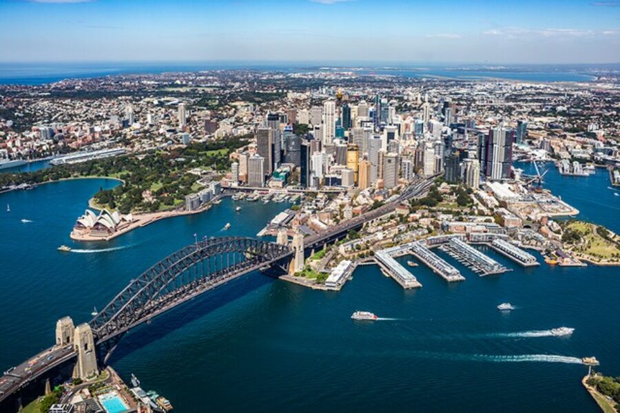 sydney-harbour-aerial-view